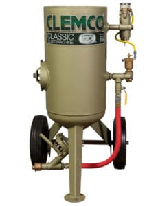 Clemco Model 1648: 3.0 cuft Blast Machine with TLR 300 remotes and Sentinel w/ ACS