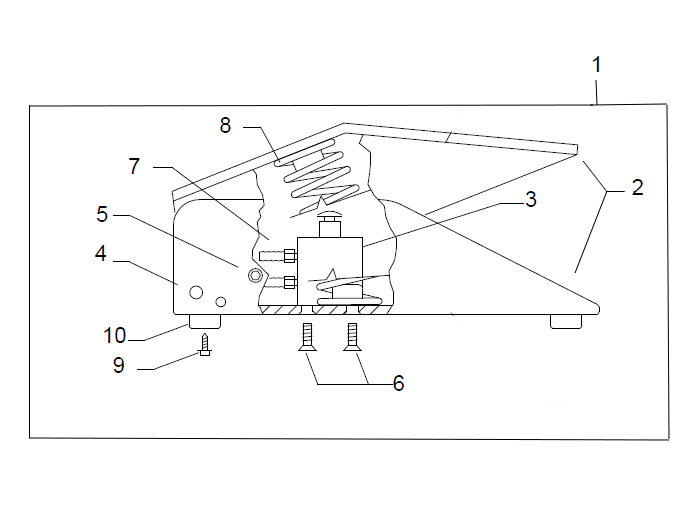 BNP/Aerolyte Foot Pedal Assembly