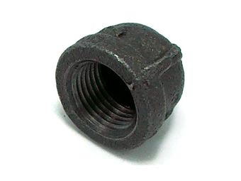 1/2" Black Pipe Cap