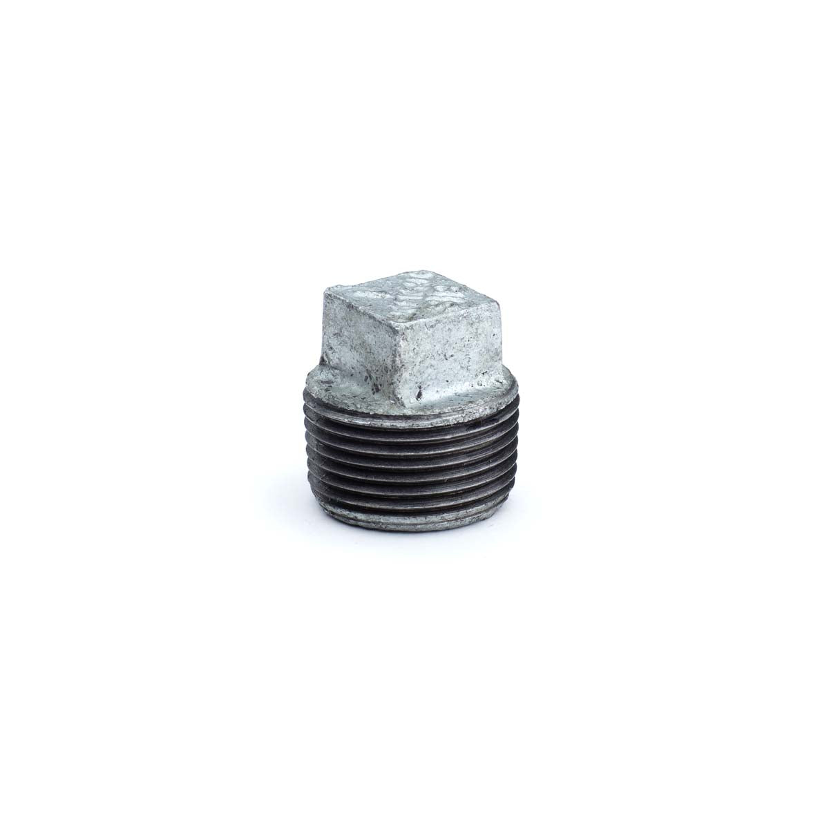 Plug, 1" pipe sq head galv