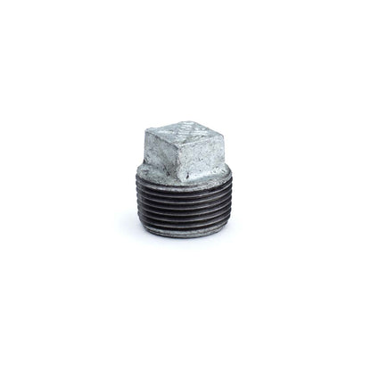 Plug, 1" pipe sq head galv