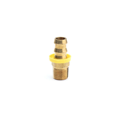 Hose end, 1/2” barb x 3/8” npt