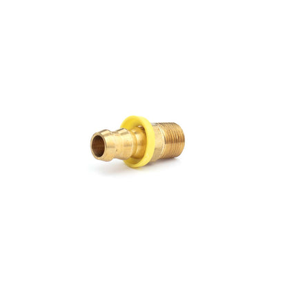 Hose end, 1/2” barb x 3/8” npt