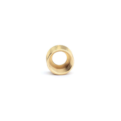 Nozzle holding nut, Knurled brass (std)