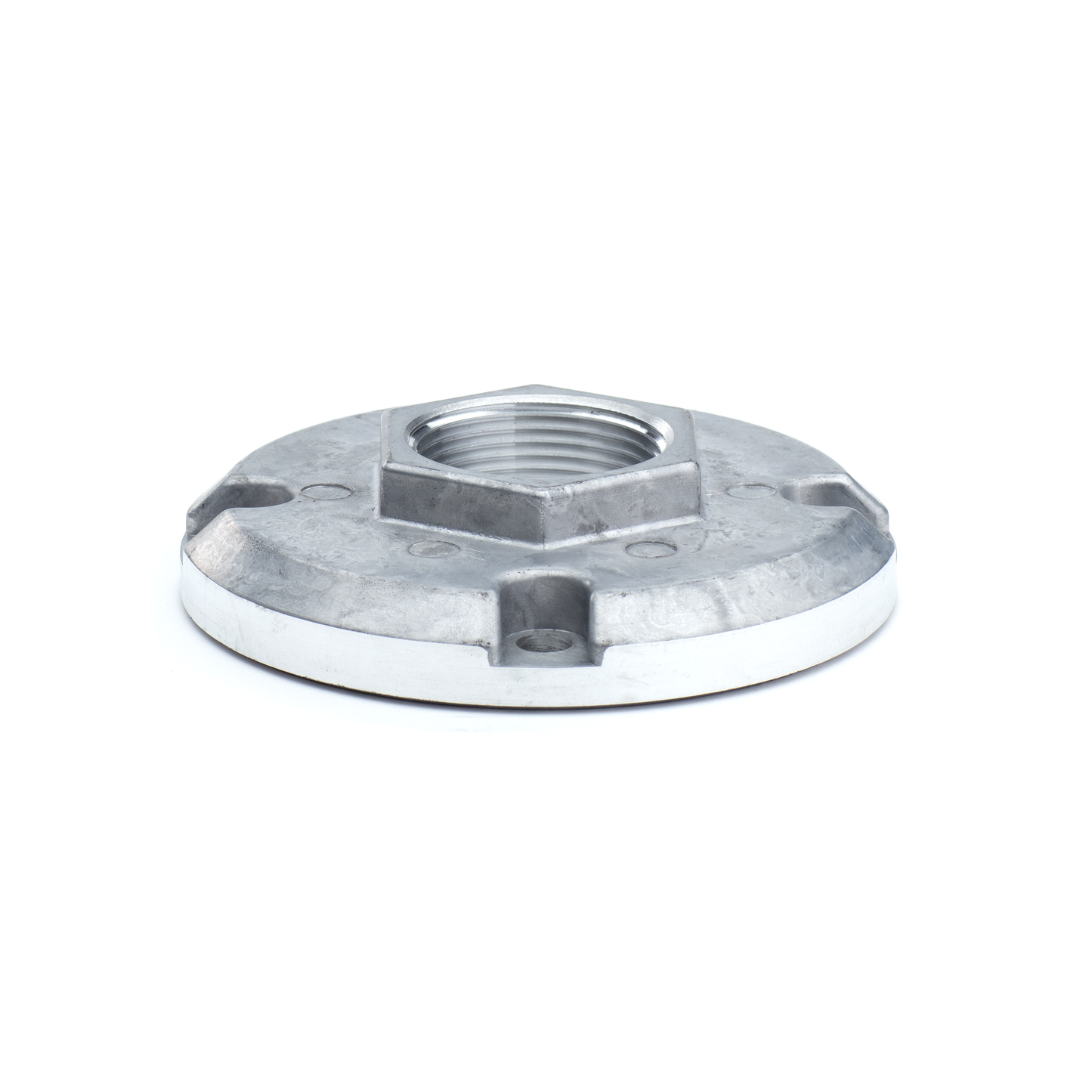 Flange, thrd outlet, AutoQTM, grit valve