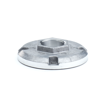 Flange, thrd outlet, AutoQTM, grit valve