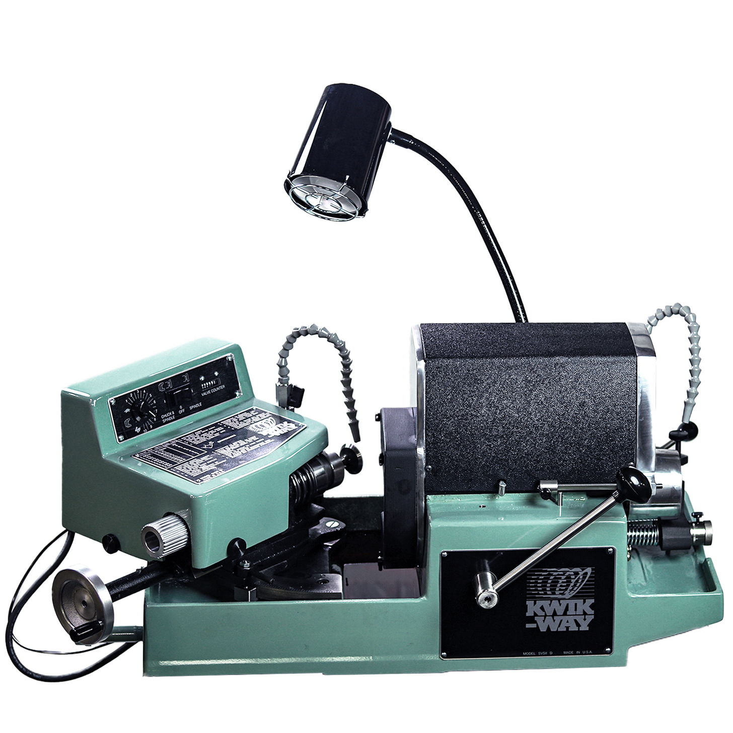 Refacing Machine Kwik-Way SVSII Deluxe Valve Refacer - HP – Woodward Equipment