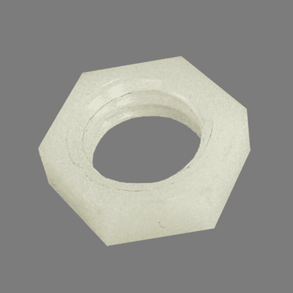 Nut, lock, metering valve