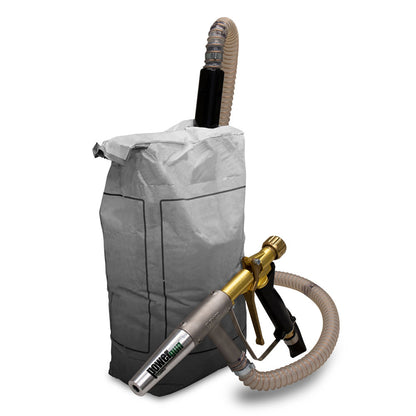 Power Gun Cart and Hopper - 16ft hose